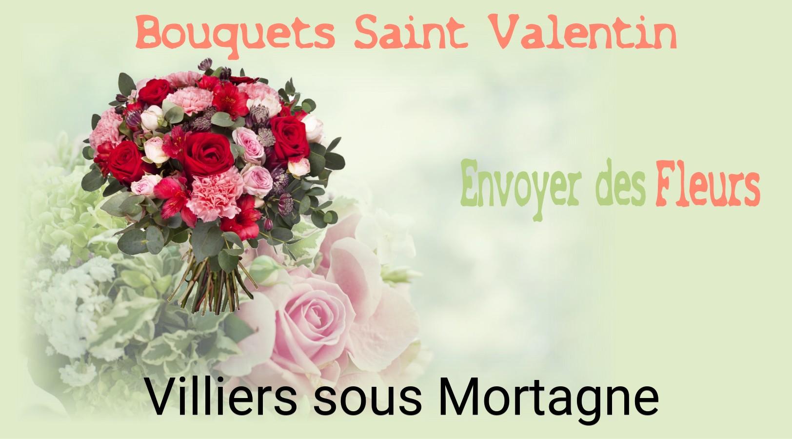 Roses de Saint-Valentin livrées à Villiers-sous-Mortagne